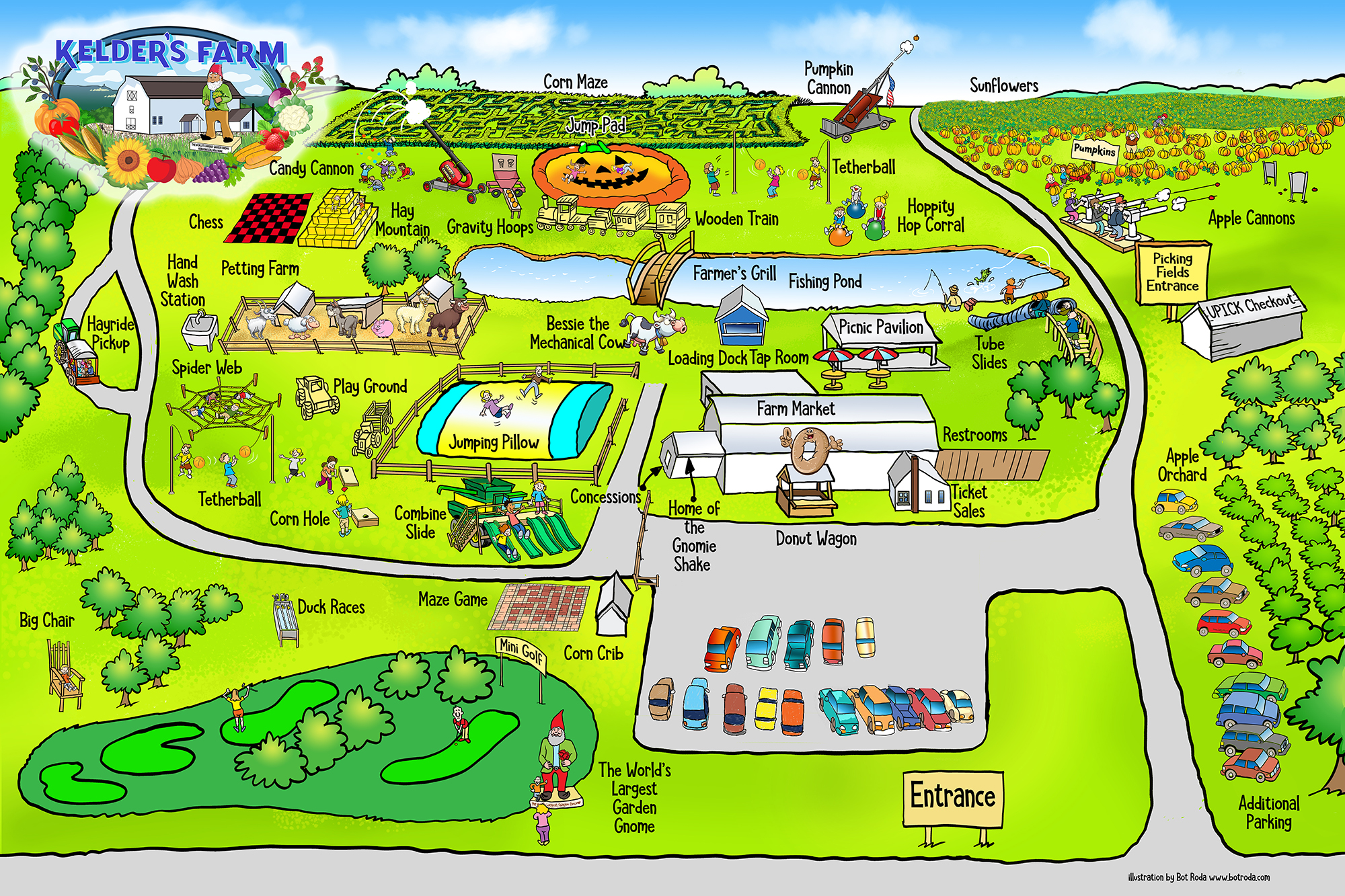 Kelder's Farm Map
